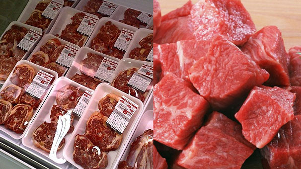 عرضه گوشت منجمد وگرم قرمز در فروشگاهها ونمایشگاه های بهاره