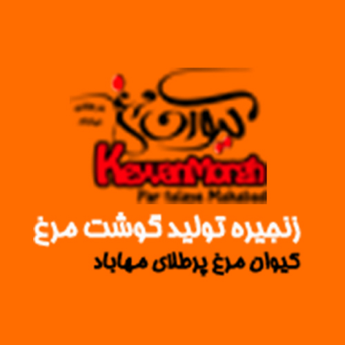 لوگوی شرکت کیوان مرغ پر طلایی مهاباد